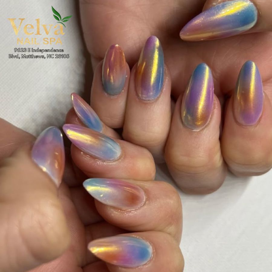 Summer Nail design by Velva Nail Spa Salon